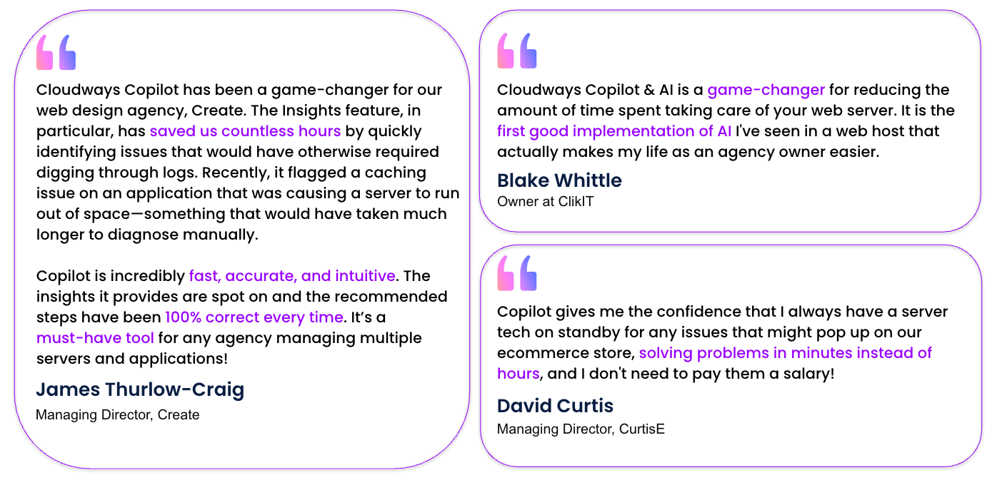 Cloudways AI quotes