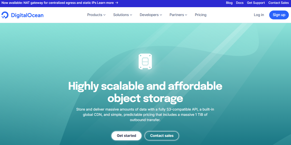 DigitalOcean Storage image